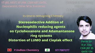 Stereoselective addition of nucleophilic reducing agents Concept of LUMO distortion Cieplak effect [upl. by Pellikka852]