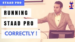 Creating a new STAAD project  CORRECTLY  STAAD Pro for Beginners [upl. by Natsirk445]