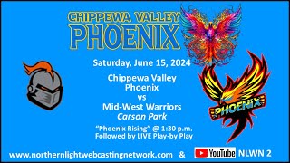 Chippewa Valley Phoenix vs Midwest Warriors [upl. by Anomer]