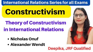 Constructivism in International Relations  International Relations Theories [upl. by Ahsias]