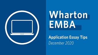 Wharton EMBA Application Essay Tips [upl. by Brodench]