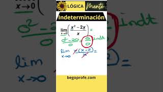 LÍMITE con indeterminación 00 maths educacionmatematica límites funciones mate [upl. by Eilssel]