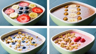 4 Healthy Smoothie Bowl Recipes For Weight Loss [upl. by Annaihs325]