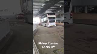 Ridleys Coaches SK70BWV seen at Redditch Bus Station [upl. by Ttoille]