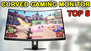 Top 5 Best Curved Gaming Monitors 2023 [upl. by Wolcott]