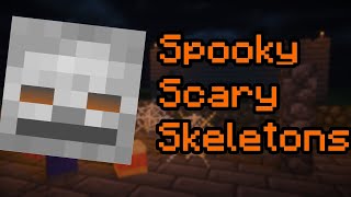 Spooky Scary Skeletons but every line of the song is a Minecraft SCENE [upl. by Perseus]