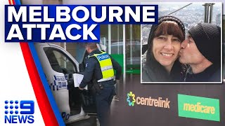 Man charged after allegedly stabbing Centrelink worker in Melbourne  9 News Australia [upl. by Euseibbob]