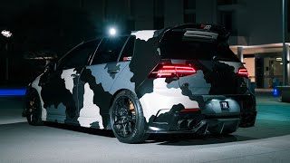 The Camo Effect Volkswagen Golf R MK7  4K [upl. by Iggep]