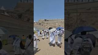 Walking From Jamarat  Rami  To Al Haram TawafeKaaba Ziyarat makkah hajj2024 bestmoment short [upl. by Nino]