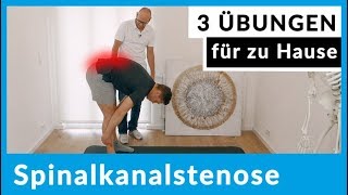 Spinalkanalstenose  3 Übungen für zu Hause sofort anwendbar [upl. by Balac]