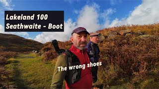 Lakeland 100 route recce  Seathwait to Boot  The wrong shoes [upl. by Hourihan]