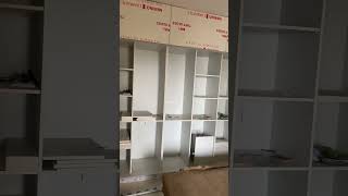 Sliding wardrobe door 10ftx9ft laminate finish  Interior Design [upl. by Fagin583]