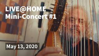 Andreas Vollenweider  LIVEHOME  MiniConcert 1 [upl. by Etyam]