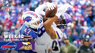 GAME OF THE YEAR Buffalo Bills vs Minnesota Vikings  2022 Week 10 Game Highlights [upl. by Nodnal726]