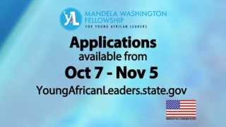 YALI Applications for the 2015 Mandela Washington Fellowship [upl. by Einatsed406]