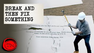 Break Something into the Most Pieces Then Fix It  Full Task  Taskmaster [upl. by Trinetta]