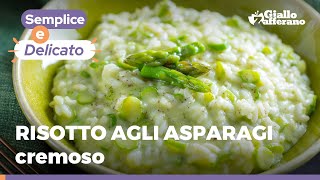 RISOTTO AGLI ASPARAGI  Ricetta con mantecatura perfetta [upl. by Anirtruc898]