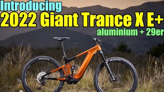 2022 Giant Trance X E Pro alloy introduced [upl. by Enrobialc]