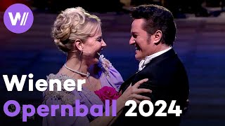 Wiener Opernball 2024  Teil II  Die Eröffnung in voller Länge [upl. by Trow]