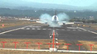 FedEx MD1030 DC10 Landing Portland Airport PDX [upl. by Wein400]