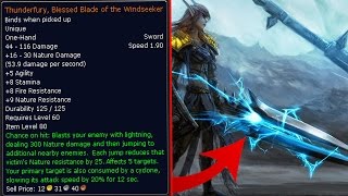 WORLD OF WARCRAFT GUIDETUTORIAL  Donnerzorn Gesegnete Klinge des Windsuchers THUNDERFURY [upl. by Nemrac236]