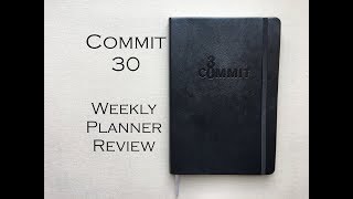 Commit30 Planner Flip Through quotHow I plan on using itquot [upl. by Katee]