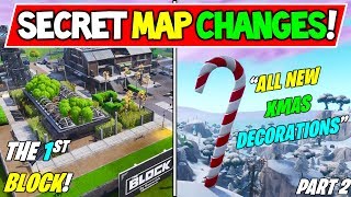 ALL NEW FORTNITE SECRET MAP CHANGES v710  quotTHE 1st BLOCKquot Early Gameplay Season 7 Storyline [upl. by Yevrah]