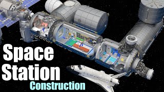 How did they build the ISS International Space Station [upl. by Eisinger]