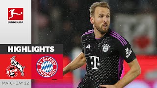 Kane Shoots Bayern Back To The Top  Köln  Bayern München  Highlights  MD 12 – Bundesliga 2324 [upl. by Enneira]