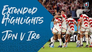 Extended Highlights Japan 1912 Ireland  Rugby World Cup 2019 [upl. by Leid538]