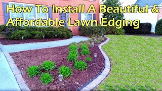 How to Install A Beautiful amp Affordable Paving Stone Edging [upl. by Ynnub]