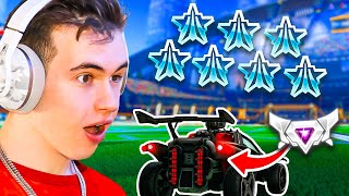 1 Supersonic Legend vs 7 Plats Most Difficult Rocket League Match [upl. by Osnofledi]