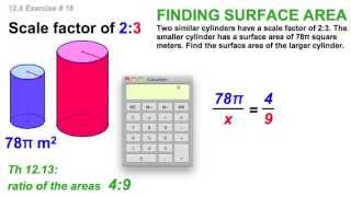 Similar Solids Surface Areas amp Volumes  127 [upl. by Einnad]