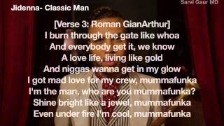 Jidenna Classic Man Official Lyric Video ft Roman GianArthur [upl. by Oniskey203]