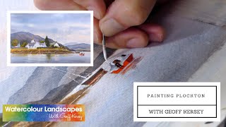 Painting Plockton ⎮ Preview ⎮ Geoff Kersey ⎮ Watercolour Landscapes [upl. by Idihsar]