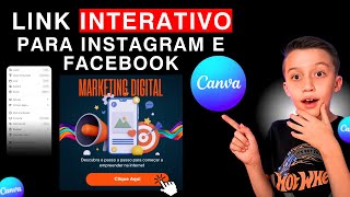 Canva para Iniciantes Como colocar um Link no PDF usando o Canva [upl. by Inad]