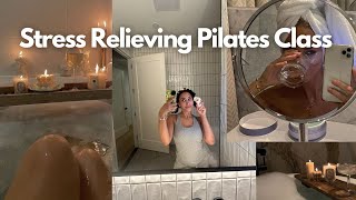 Pilates Flow for Relaxation and Stress Relief 30 Min Full Body Pilates Workout AtHome [upl. by Sura]