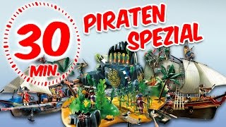 ⭕ PLAYMOBIL Piraten Unboxing Special  RotrockSegler PiratenbeuteschiffampAbenteuerSchatzinsel [upl. by Balthazar509]