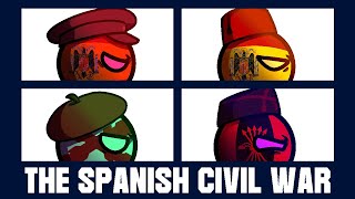 The Spanish Civil War  Anarchism Communism Falangism Liberalism Monarchism  Polandball History [upl. by Emile]