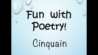 Cinquain Poem [upl. by Amarillas]