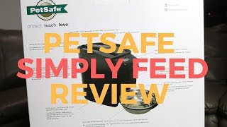 Smart Home Automatic Pet Feeder PetSafe Healthy Pet Simply Feed Unbox and Review [upl. by Macintosh]