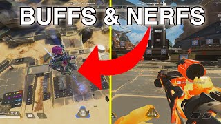 Apex Legends New Buffs amp Nerfs Midseason Update [upl. by Aliuqaj]