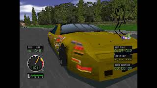 Andretti Racing PS1 Playthrough [upl. by Nuarb520]