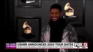 Usher announces 2024 tour dates [upl. by Eissac55]