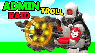 Hidden Admin Trolling BUT I Raiding With Admin Weapons On Gmod DarkRP [upl. by Enorej]