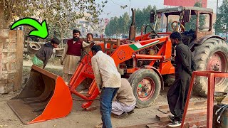 Amazing Invention  This is How to Build Front End Loader From Tractor In Local Factory [upl. by Euqirat]