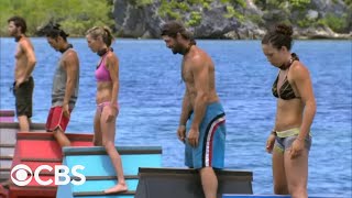 Survivor Cagayan  Immunity Challenge Bermuda Triangles [upl. by Okihcim]