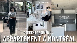 COMMENT TROUVER UN LOGEMENT À MONTRÉAL 🏠 Sans Travail Sans Garant et Sans Compte Bancaire 🇨🇦 [upl. by Naelopan]