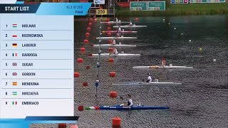 KL3 Womens 200m Final  2023 ICF Paracanoe World Championships [upl. by Llerdnam]