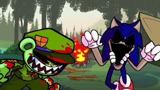 FNF Mashup Overkill  X Confronting yourself Flippy X SonicExe [upl. by Notlef]